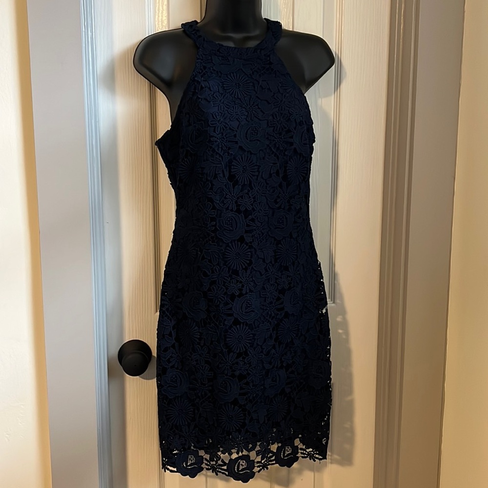 Lulus Lace Halter Dress